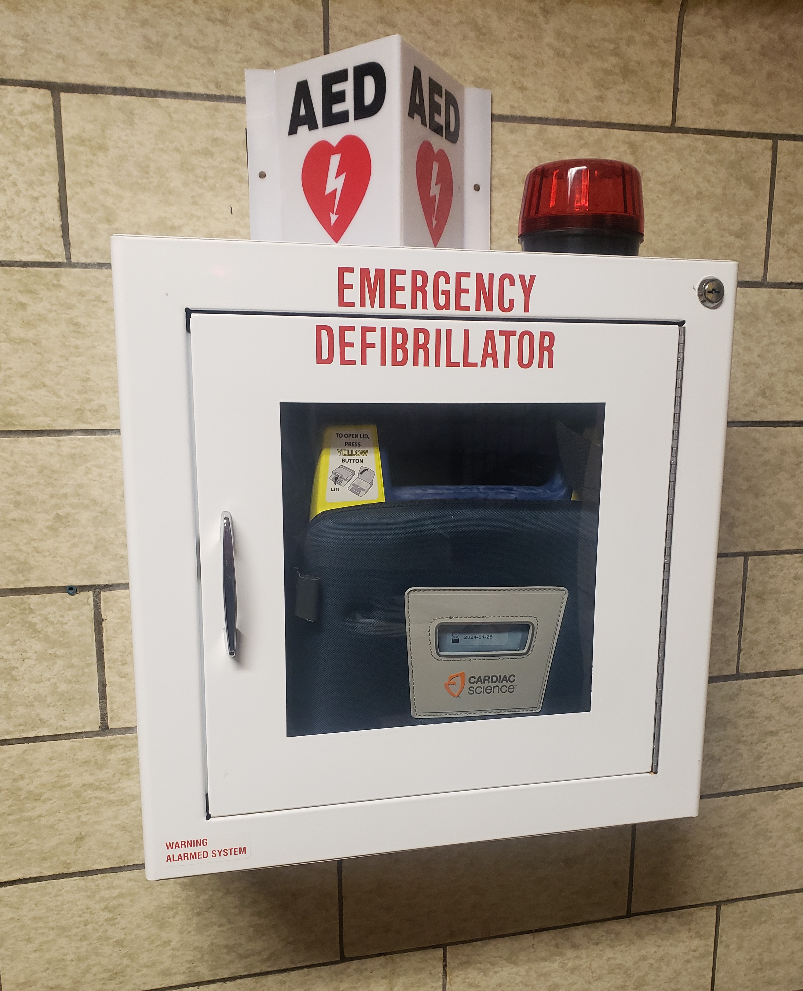 Wall Mounted AED Cabinet