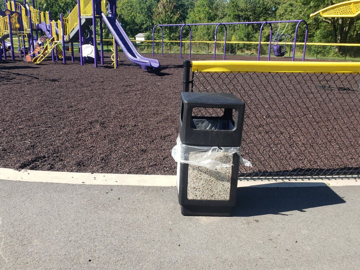 Playground Trash Can